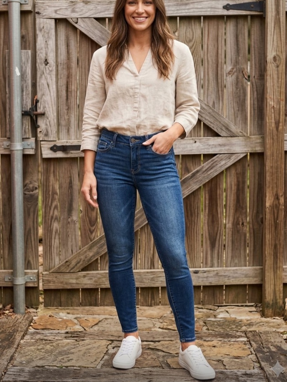 👗American Eagle Outfitters Dark Indigo Skinny Jeggings